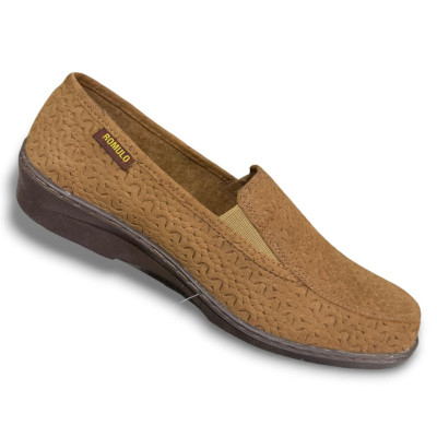 Romulo Casual Cuero Arena Mujer Ref 2551